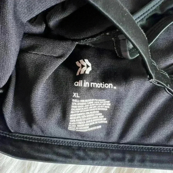 All in Motion Bikini Top/ Bra size XL black/ gray - Picture 2 of 8